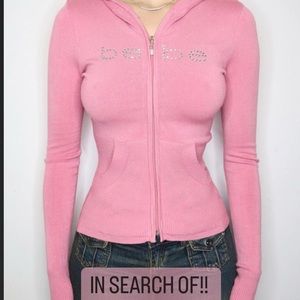 ISO BEBE ZIP UP HOODIE